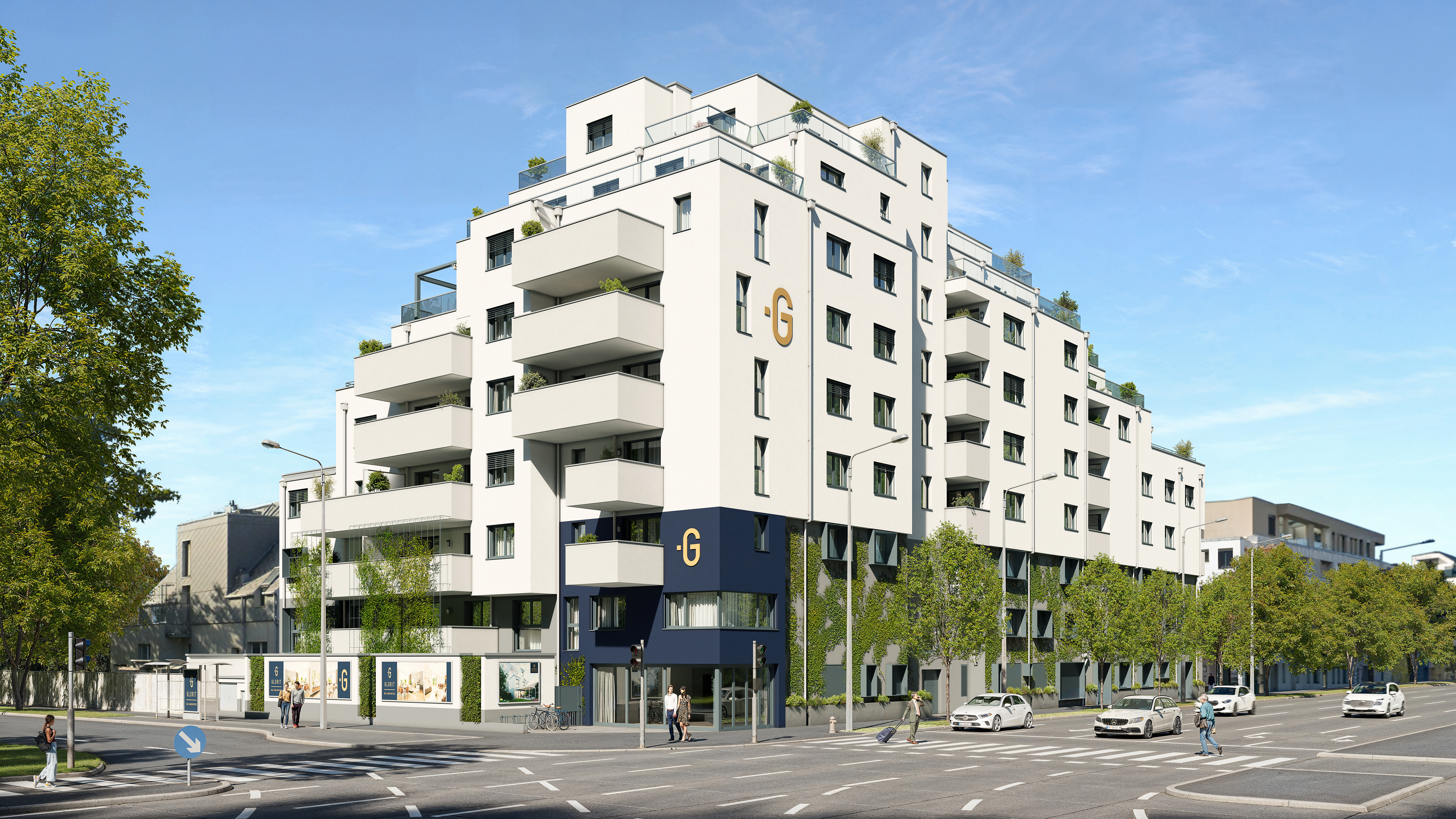 Visualisierung Wagramer Straße