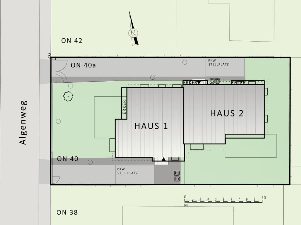 Lageplan von Algenweg 40 Haus 2