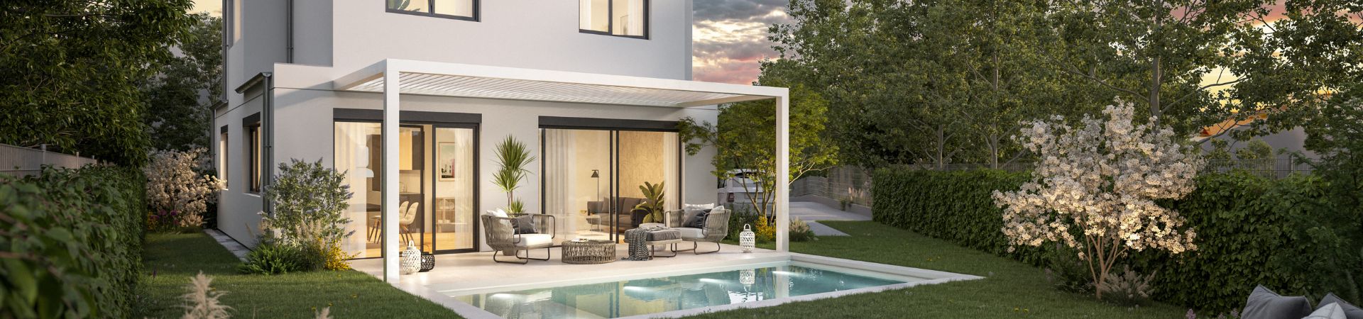 Außenvisualisierung von Glorit Haus am Schilfweg 140