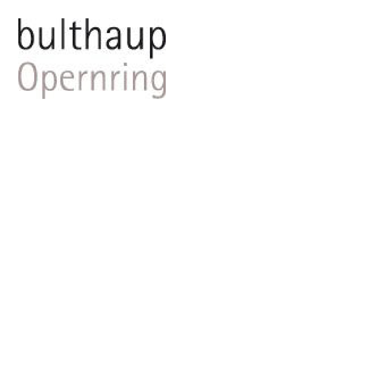 Logo Bulthaup